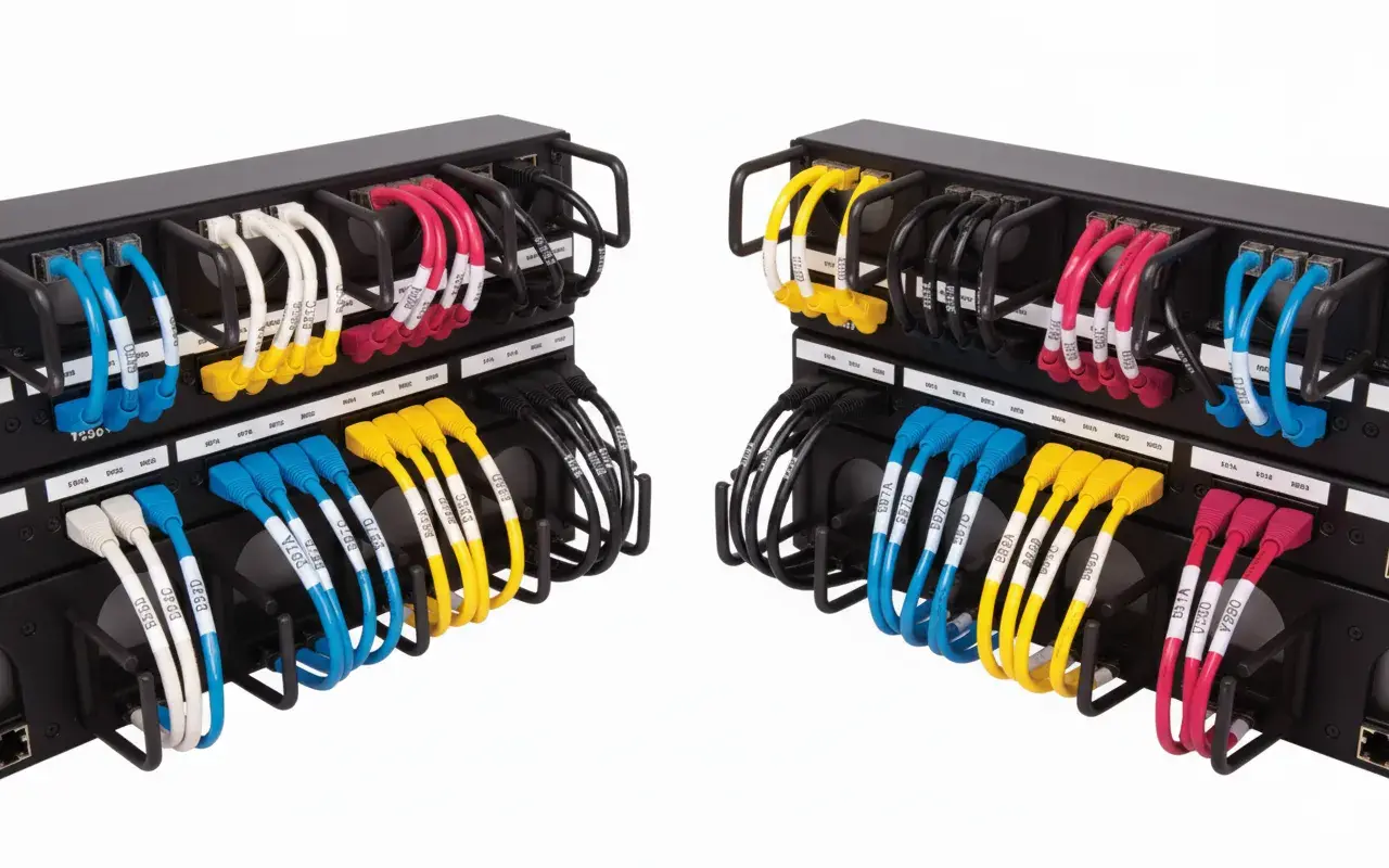 Marcadores de fios e cabos